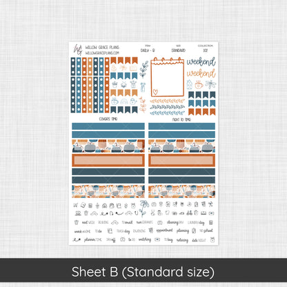 Daily Sticker Kit | Pumpkin Spice (102)