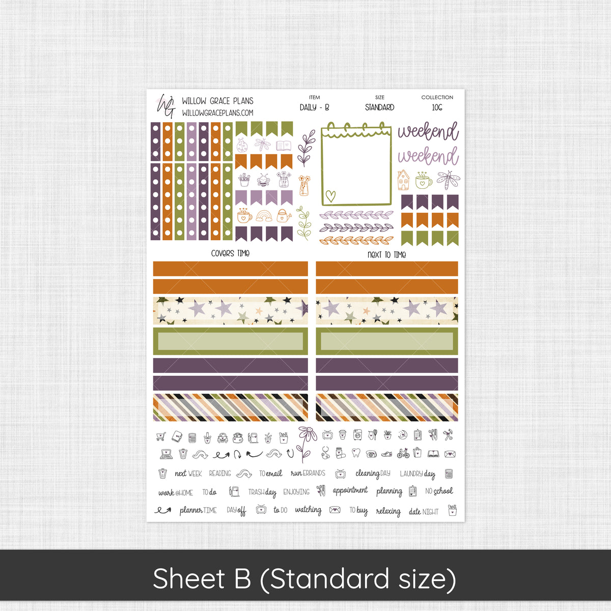 Daily Sticker Kit | Not So Spooky (106)