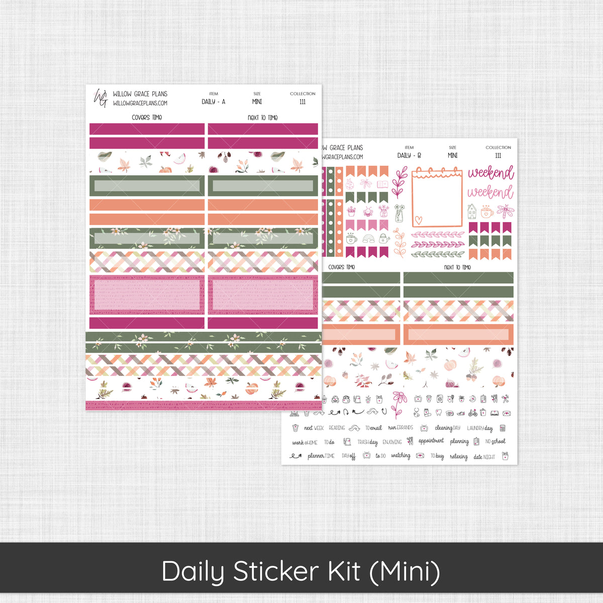 Daily Sticker Kit | Changing Seasons (111)
