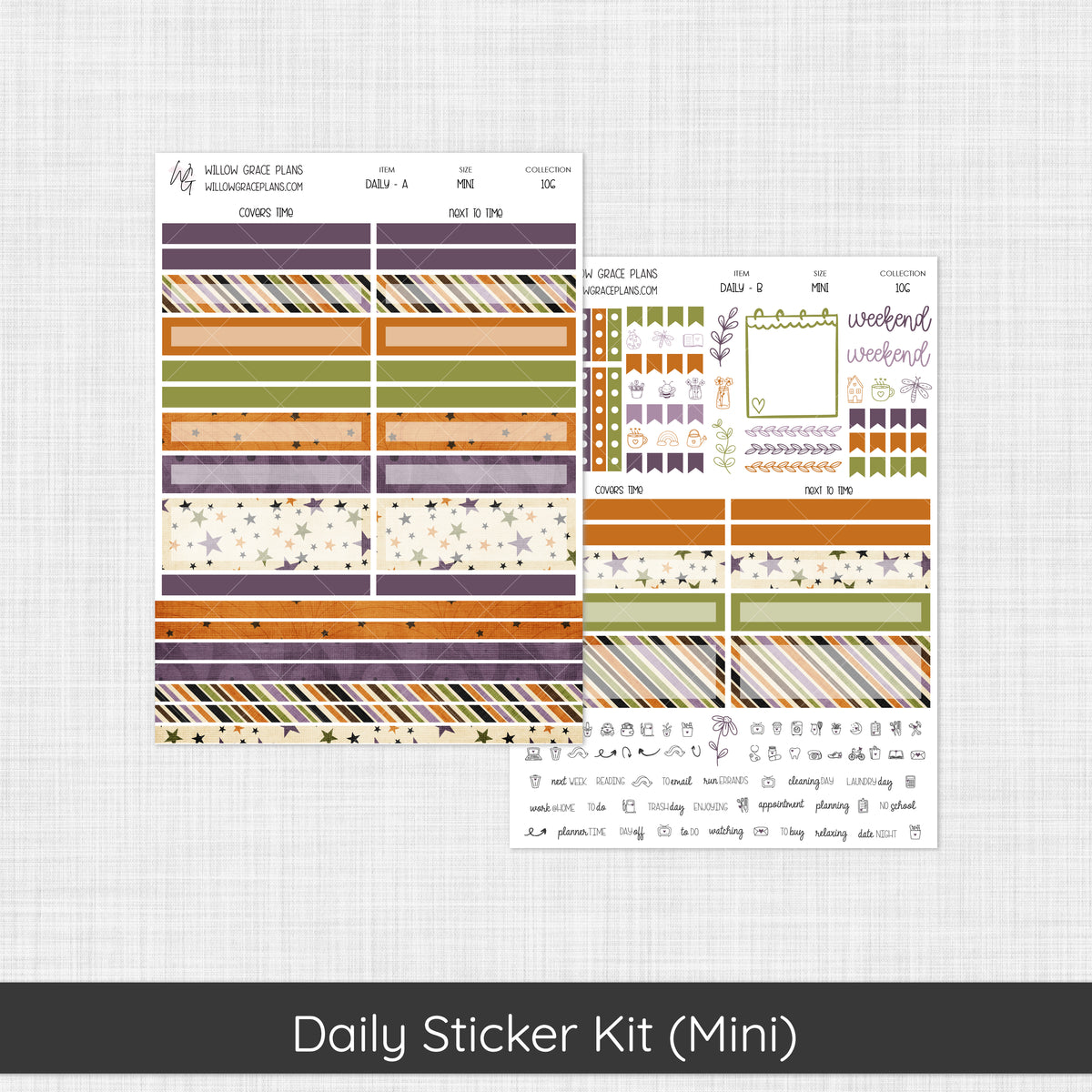 Daily Sticker Kit | Not So Spooky (106)