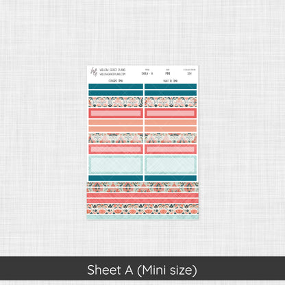 Daily Sticker Kit | Aqua Bloom (104)