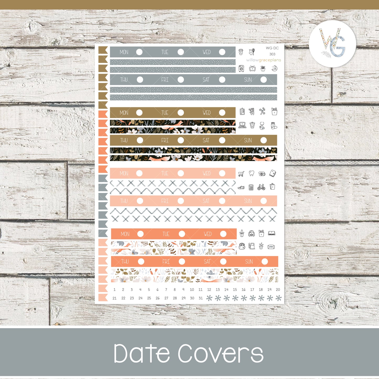 Date Covers | Fox Hallow
