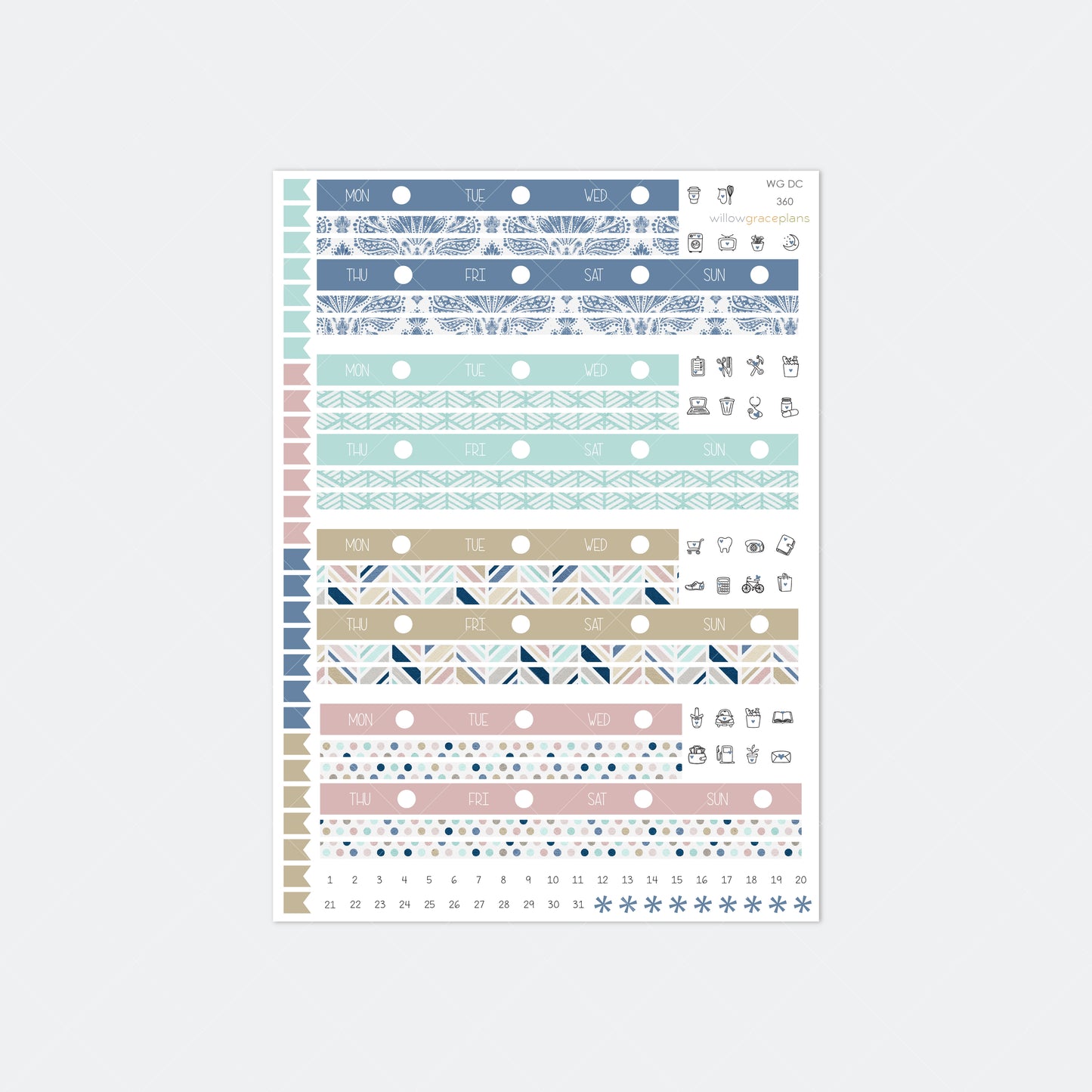 Date Covers | Blue Harbor