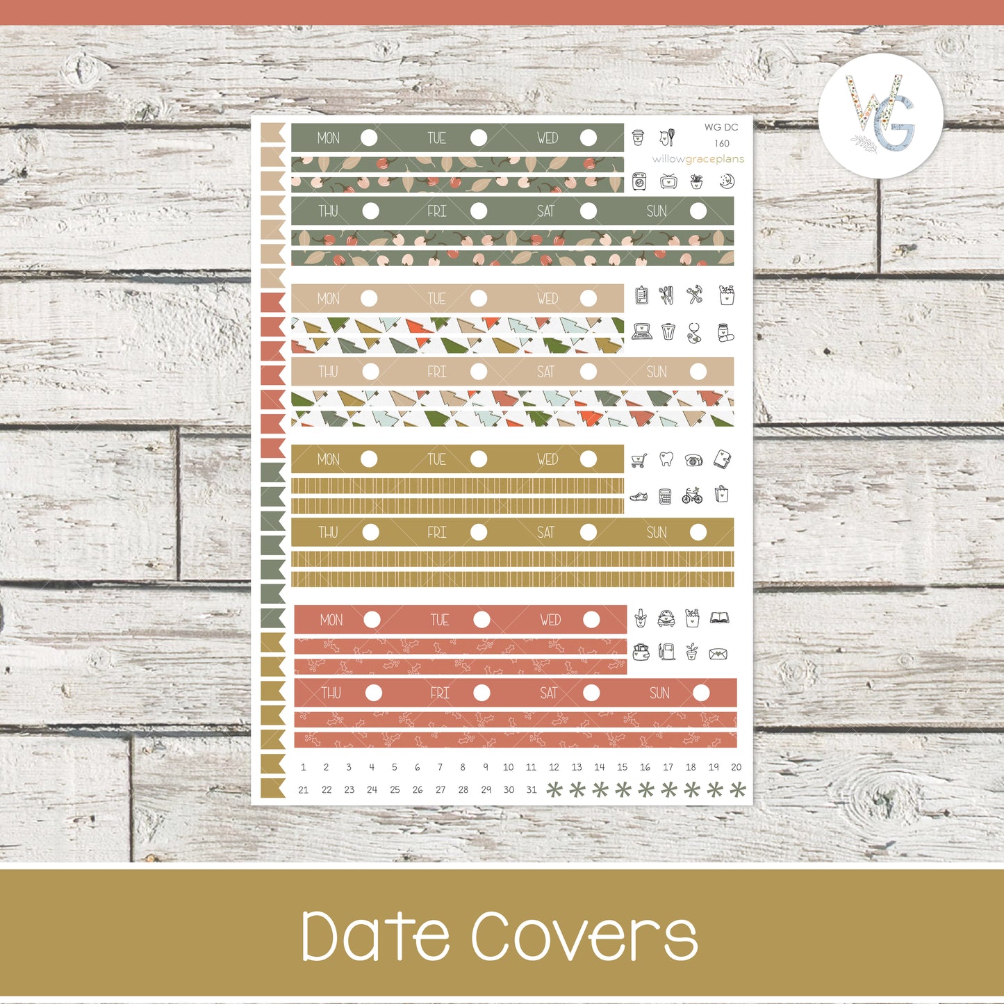 Date Covers | Merry Pines