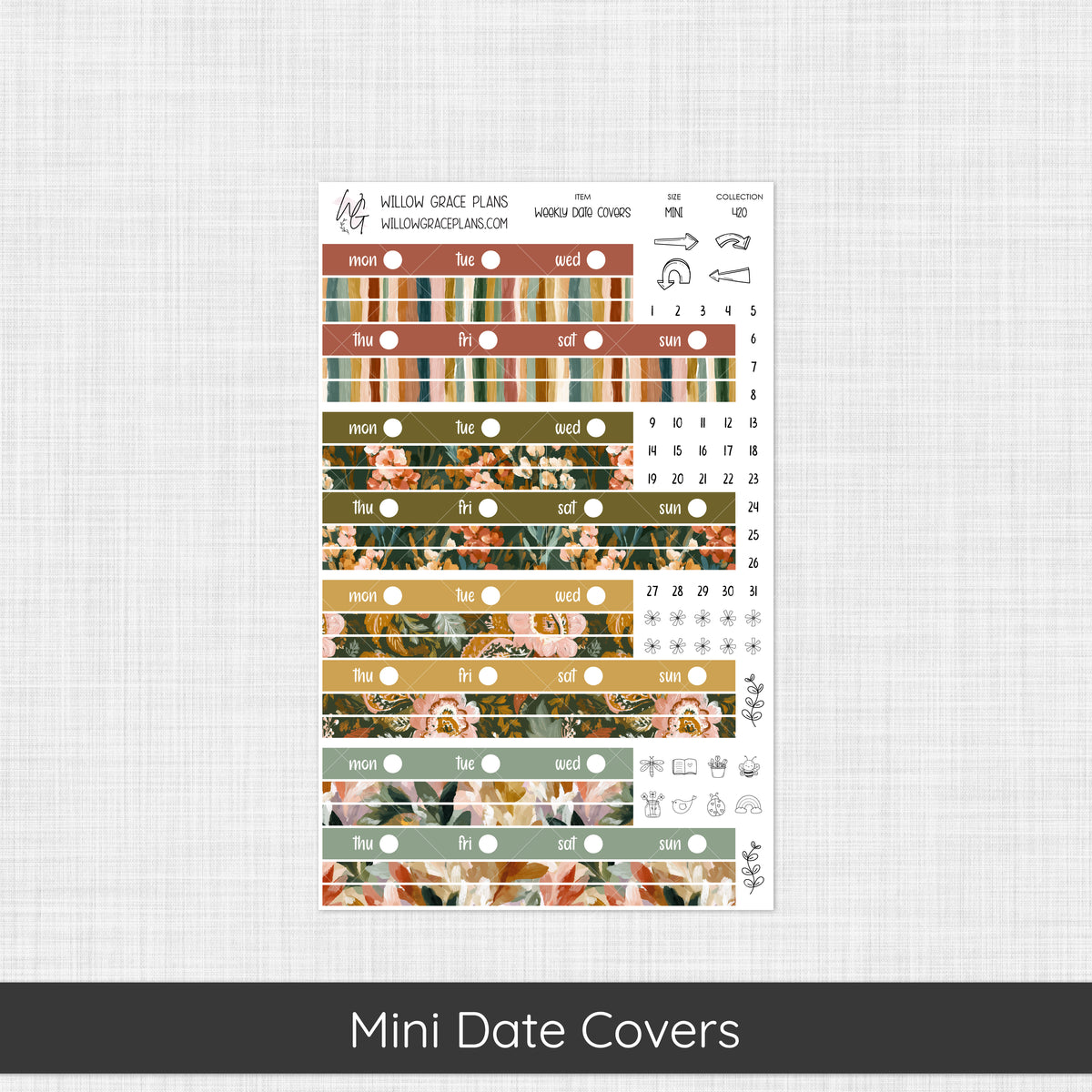 Weekly Date Covers (420)