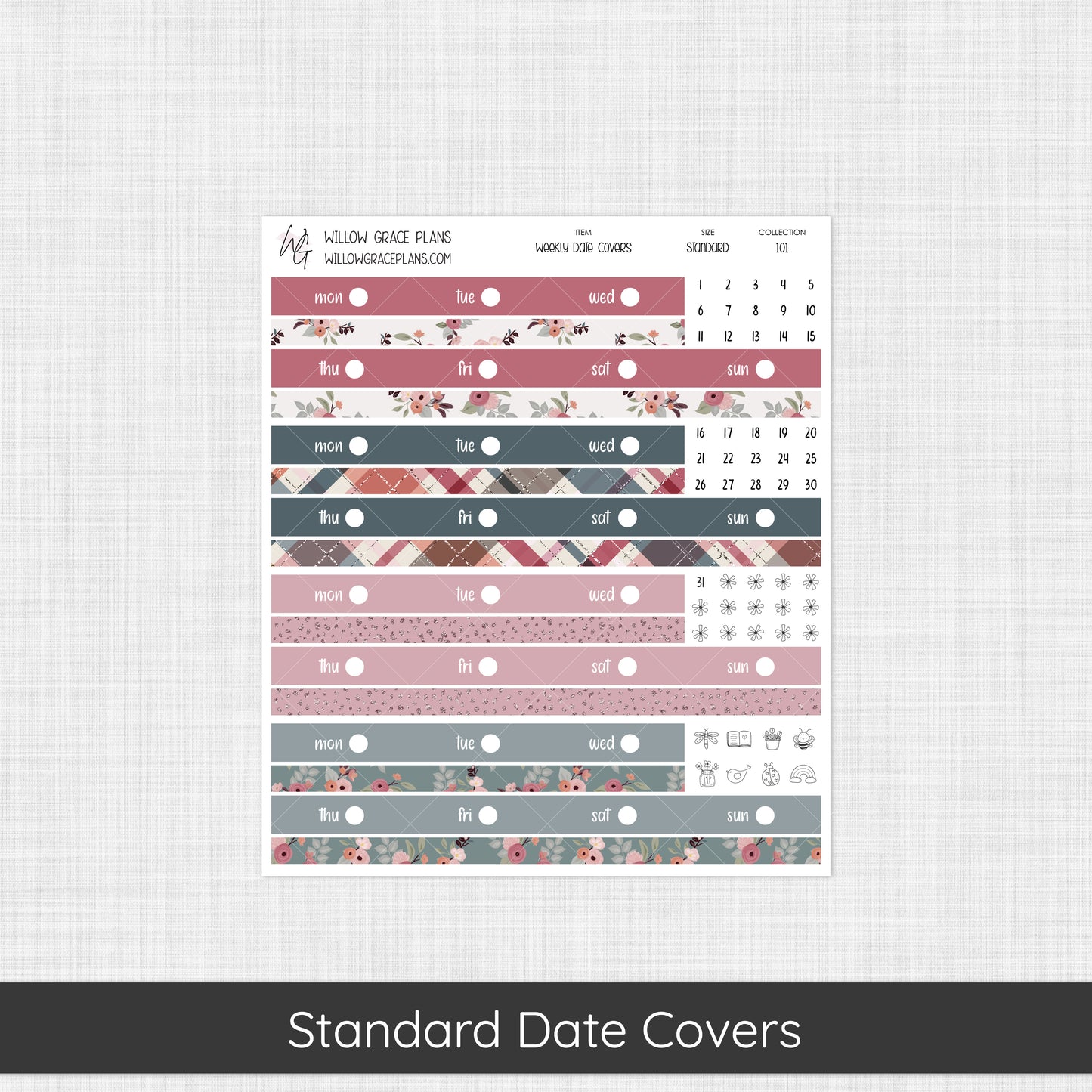 Weekly Date Covers (101)