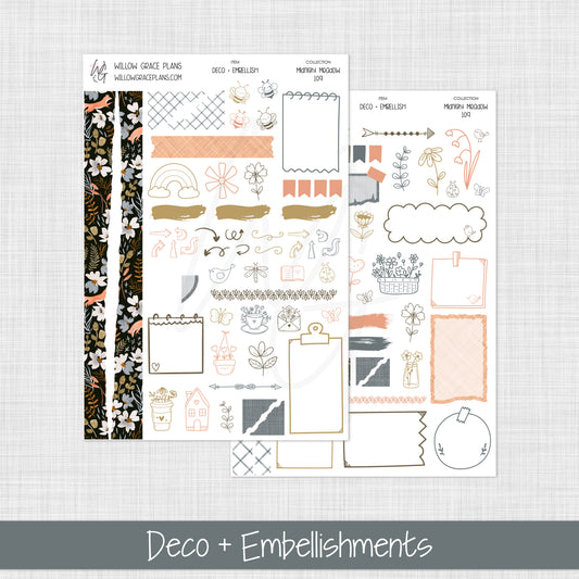 Deco + Embellishments | Midnight Meadow (109)