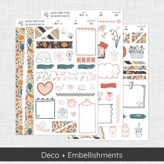 Deco + Embellishments | Foxy Forest (328)