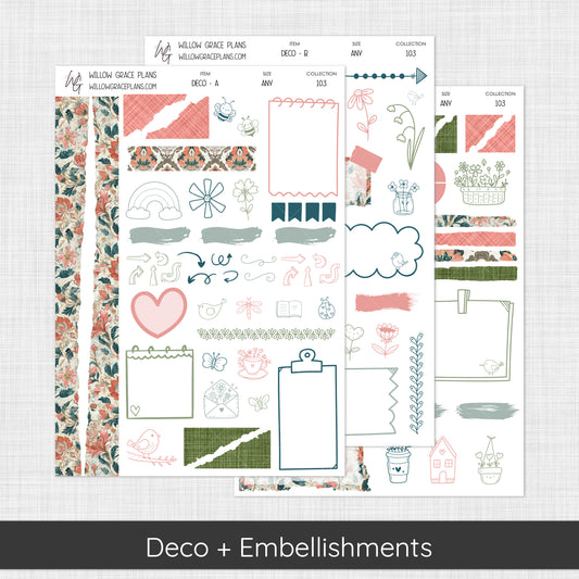 Deco + Embellishments | Coral Grove (103)