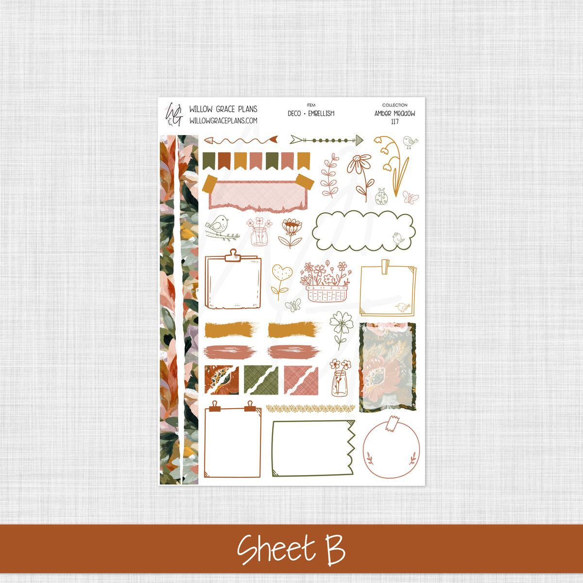 Deco + Embellishments | Amber Meadow
