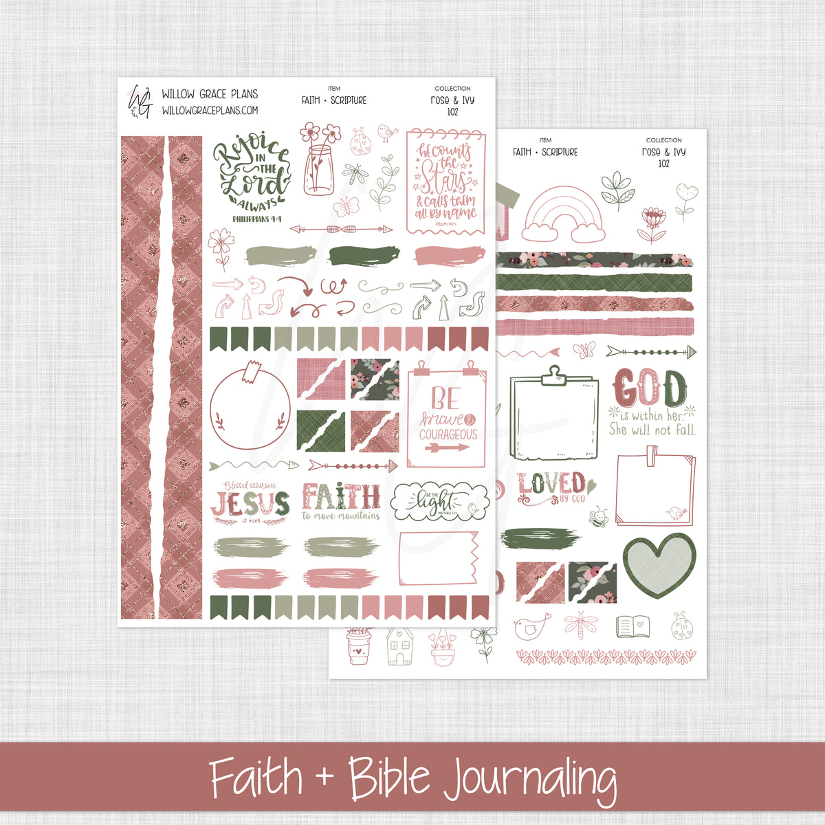 Faith + Scripture | Rose & Ivy (102)
