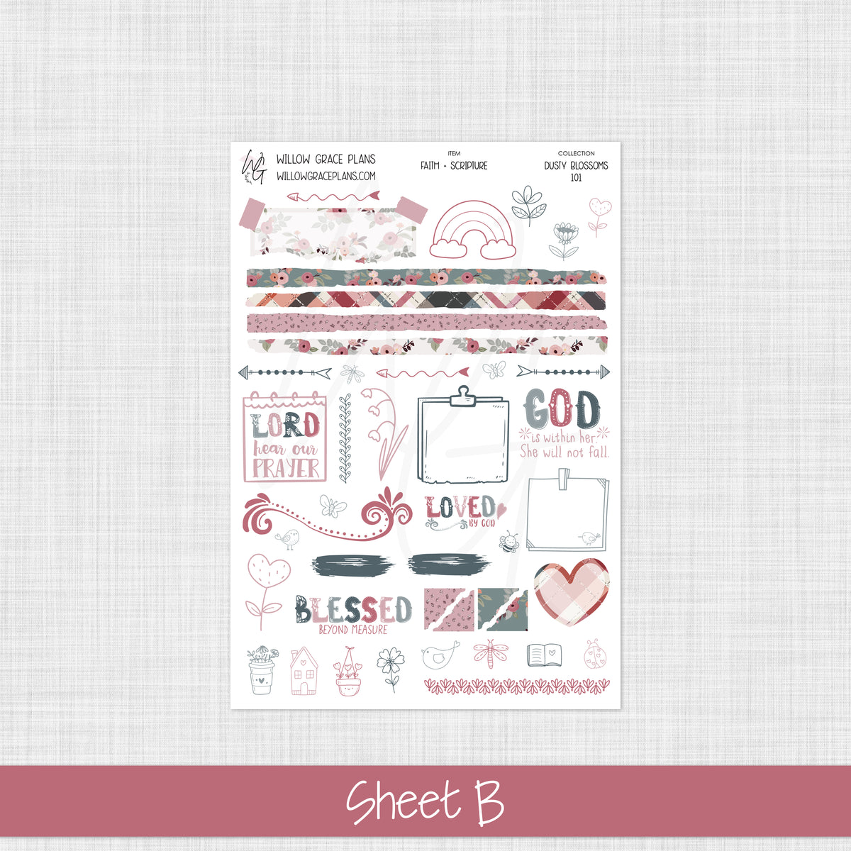 Faith + Scripture | Dusty Blossoms (101)