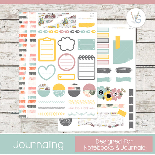 Journaling Stickers | Retro Vibes