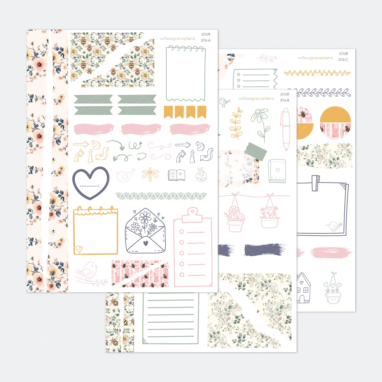 Journaling Stickers | Wild Honey