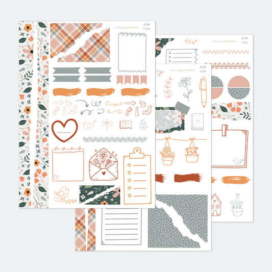Journaling Stickers | Common Thread