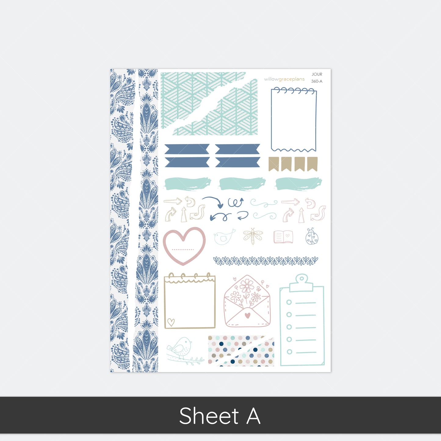 Journaling Stickers | Blue Harbor