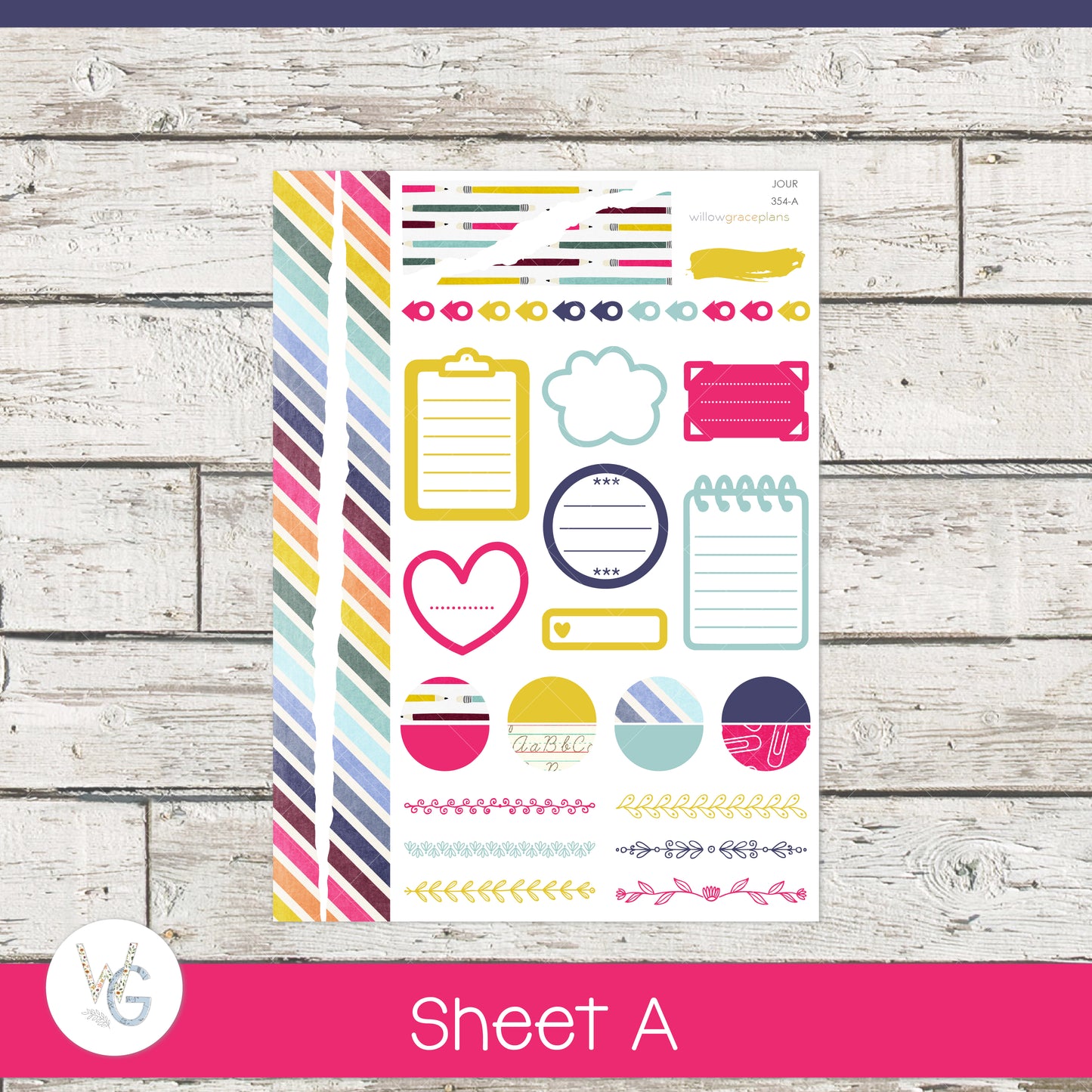 Journaling Stickers | Back to School