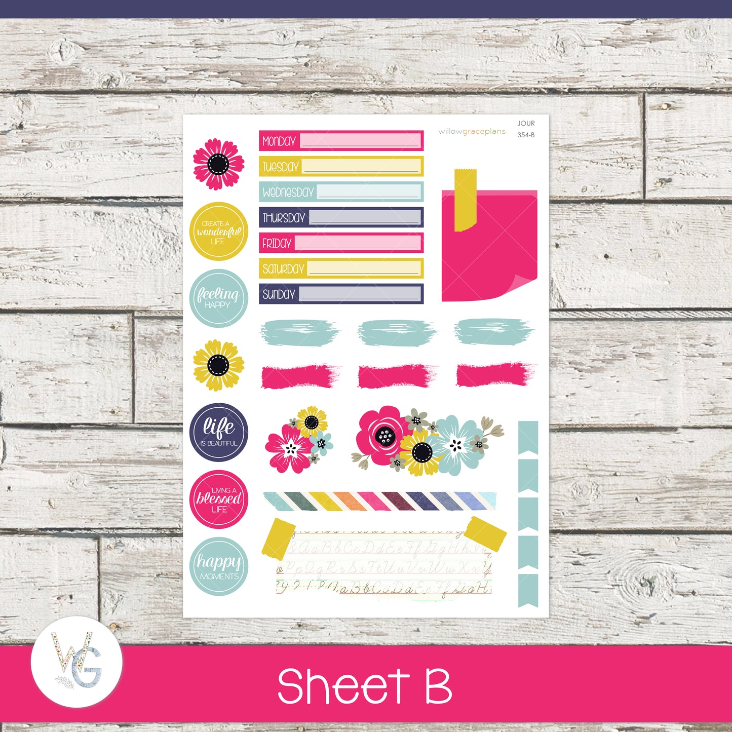 Journaling Stickers | Back to School