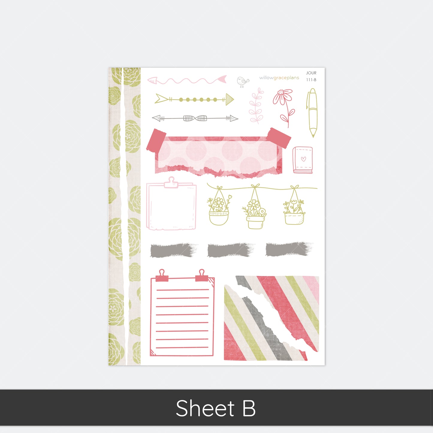 Journaling Stickers | Vintage Tea Party