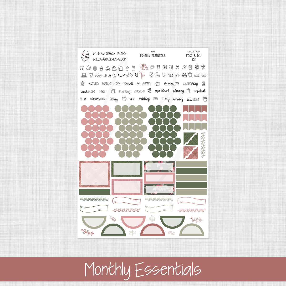 Essentials | Rose & Ivy (102)