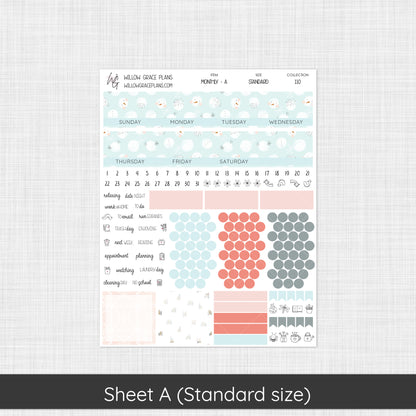 Monthly Sticker Kit | Winter Blush (110)