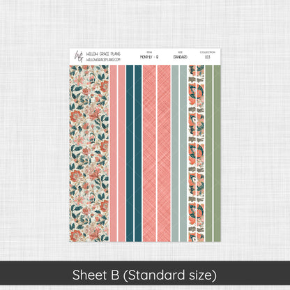 Monthly Sticker Kit | Coral Grove (103)