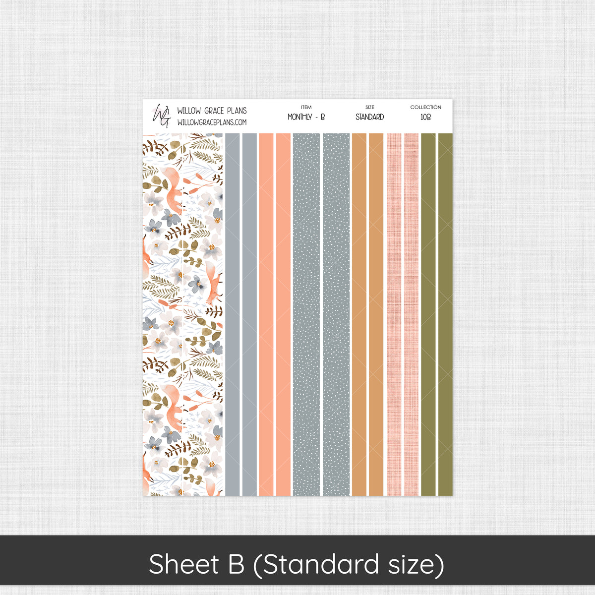 Monthly Sticker Kit | Hidden Hallow (108)