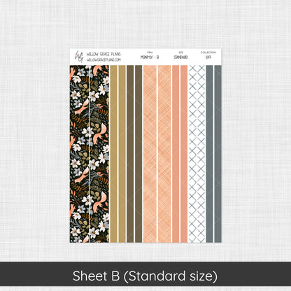 Monthly Sticker Kit | Midnight Meadow (109)