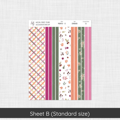 Monthly Sticker Kit | Changing Seasons (111)