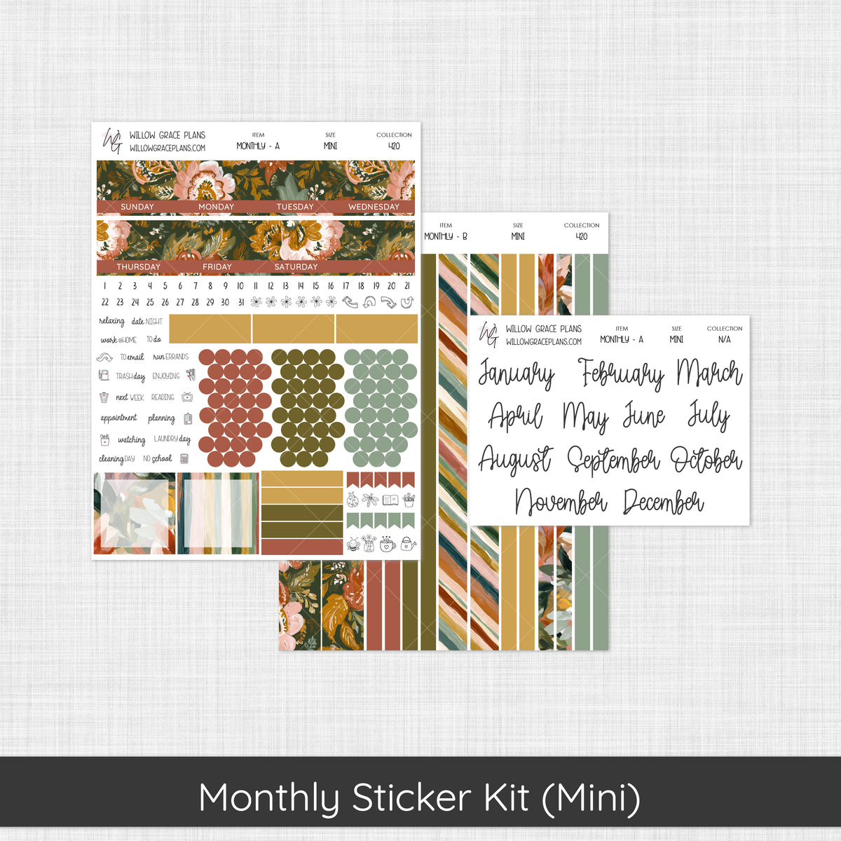 Monthly Sticker Kit (420)