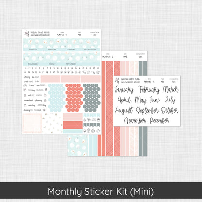 Monthly Sticker Kit | Winter Blush (110)
