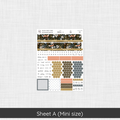 Monthly Sticker Kit | Midnight Meadow (109)