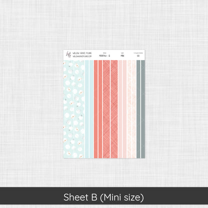 Monthly Sticker Kit | Winter Blush (110)