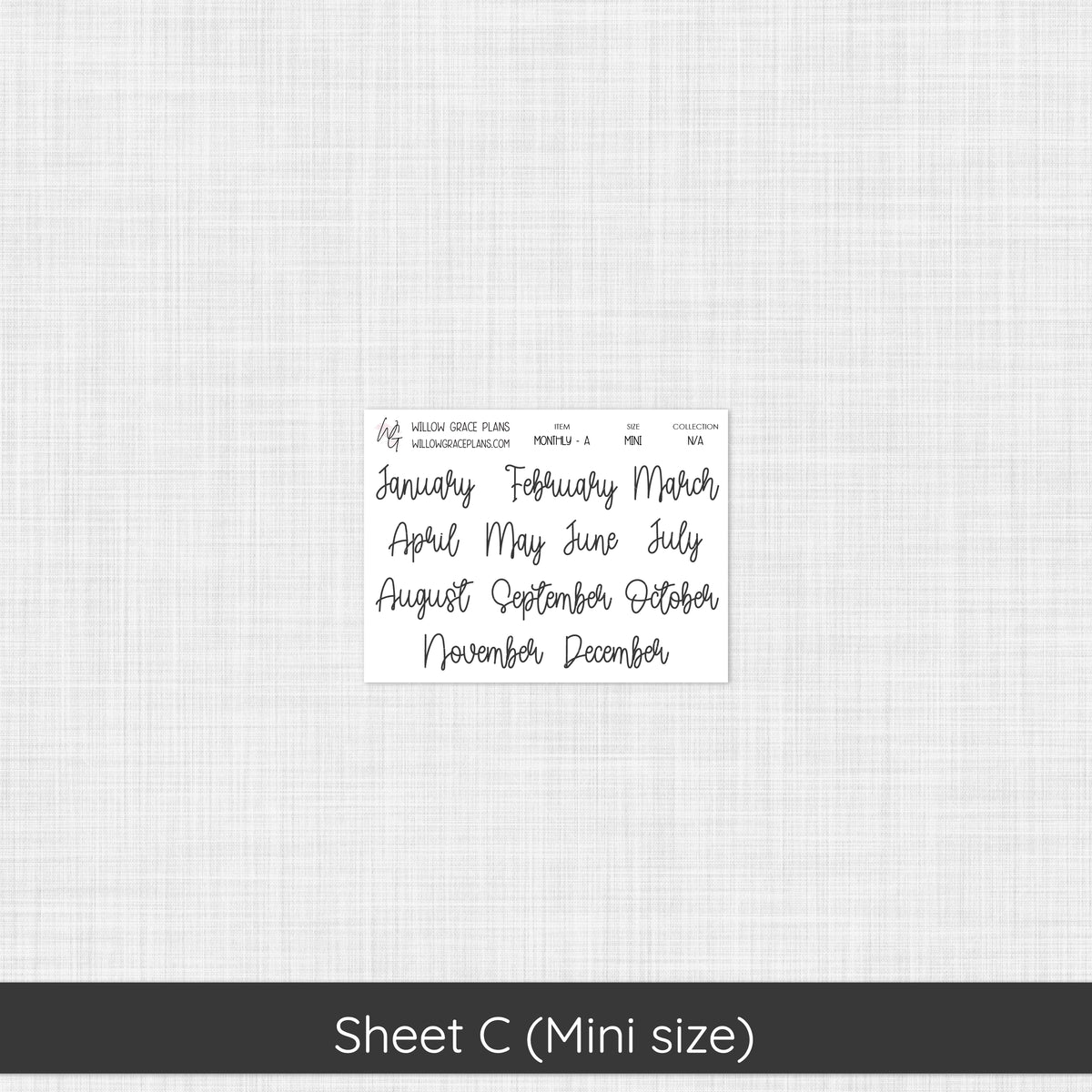 Monthly Sticker Kit (420)