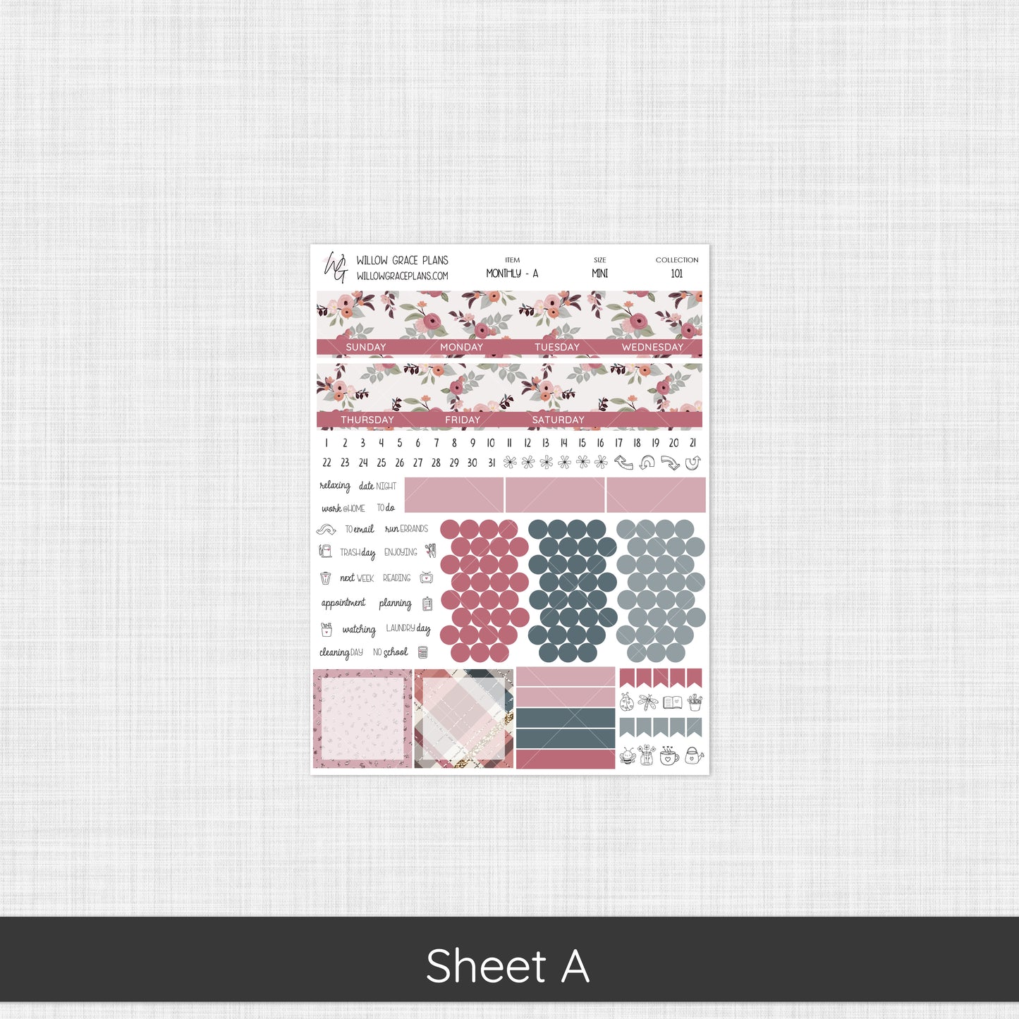 Monthly Sticker Kit (101)