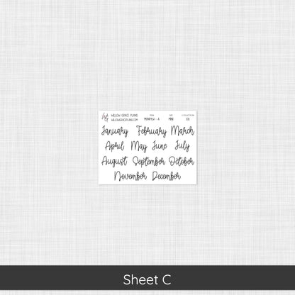 Monthly Sticker Kit (101)