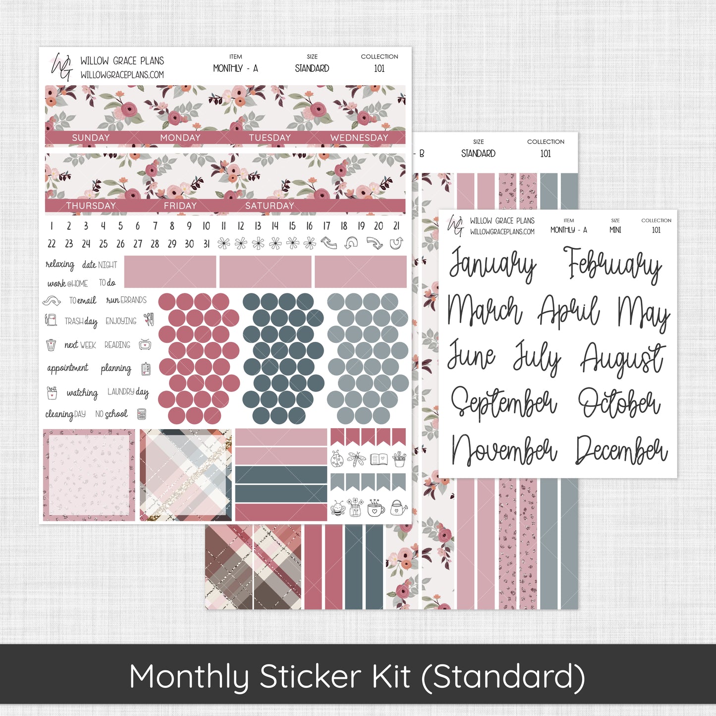 Monthly Sticker Kit (101)