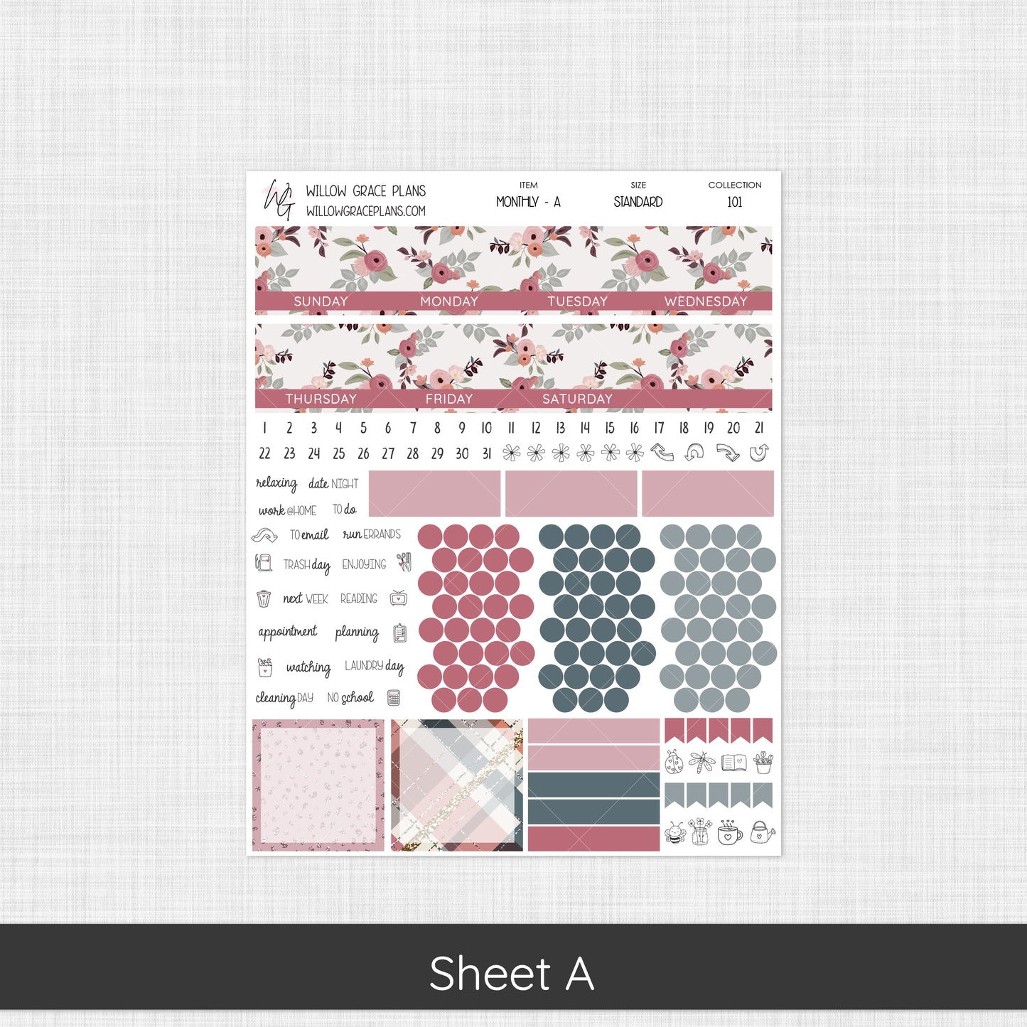 Monthly Sticker Kit (101)