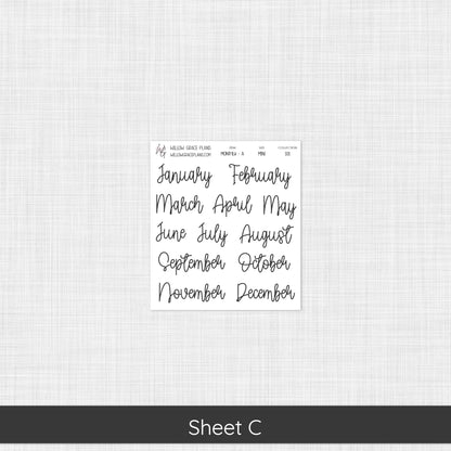 Monthly Sticker Kit (101)