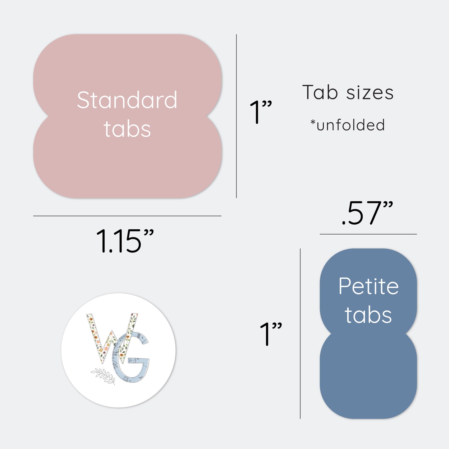 Planner Tabs | Blue Harbor