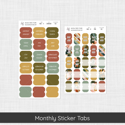 Monthly Sticker Tabs (420)