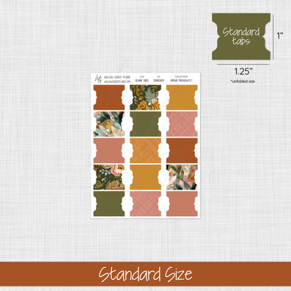 Blank Sticker Tabs | Amber Meadow
