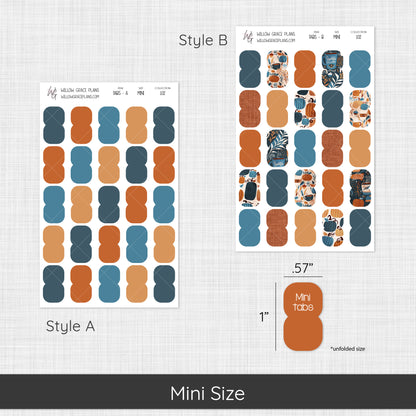 Blank Sticker Tabs | Pumpkin Spice (102)