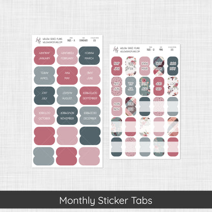 Monthly Sticker Tabs (101)
