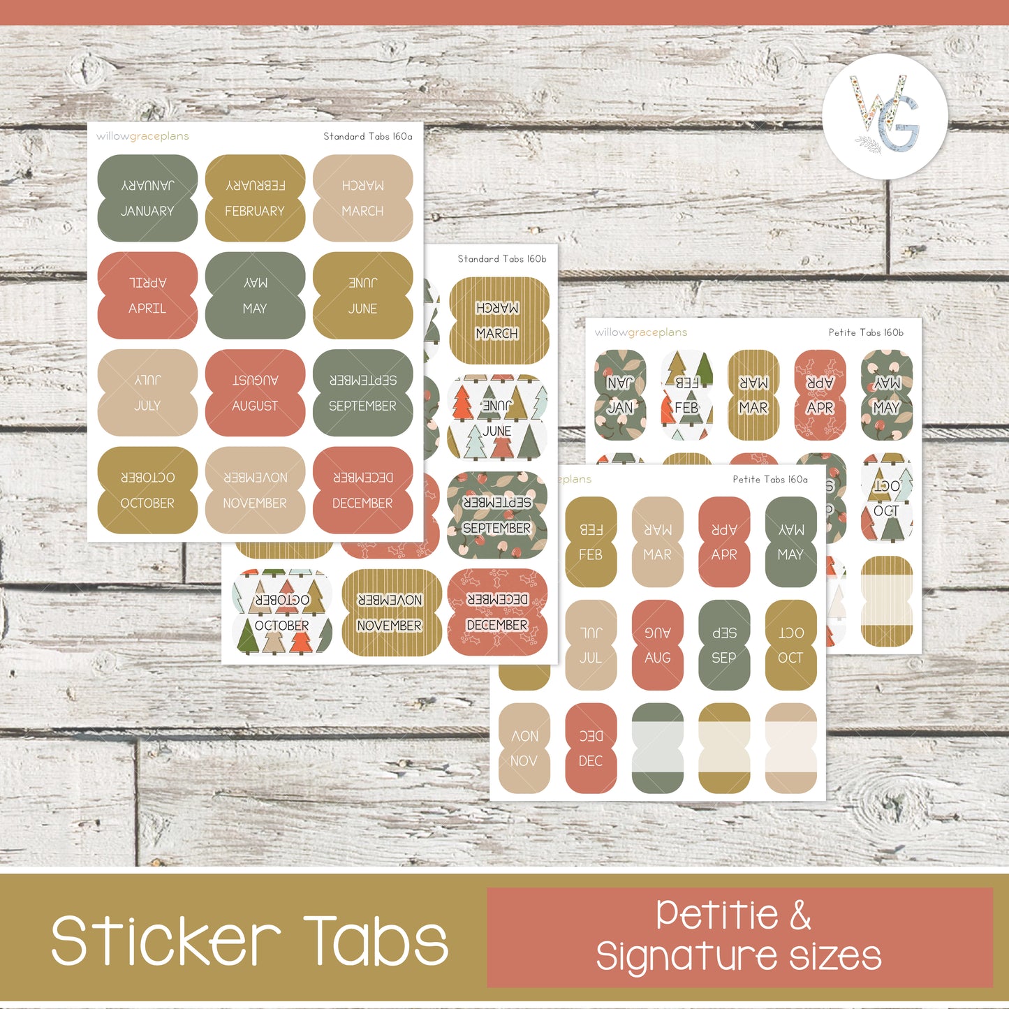 Planner Tabs | Merry Pines