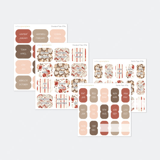 Planner Tabs | Rosewood Love