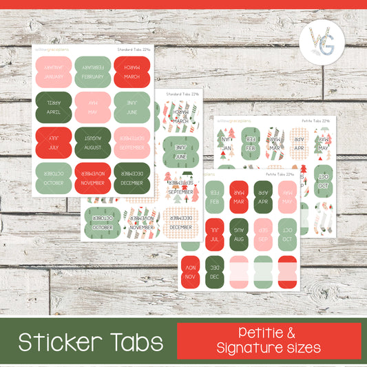 Planner Tabs | Merry & Bright