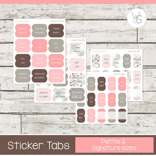 Planner Tabs | Winter Berry