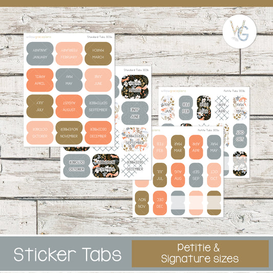 Planner Tabs | Fox Hallow