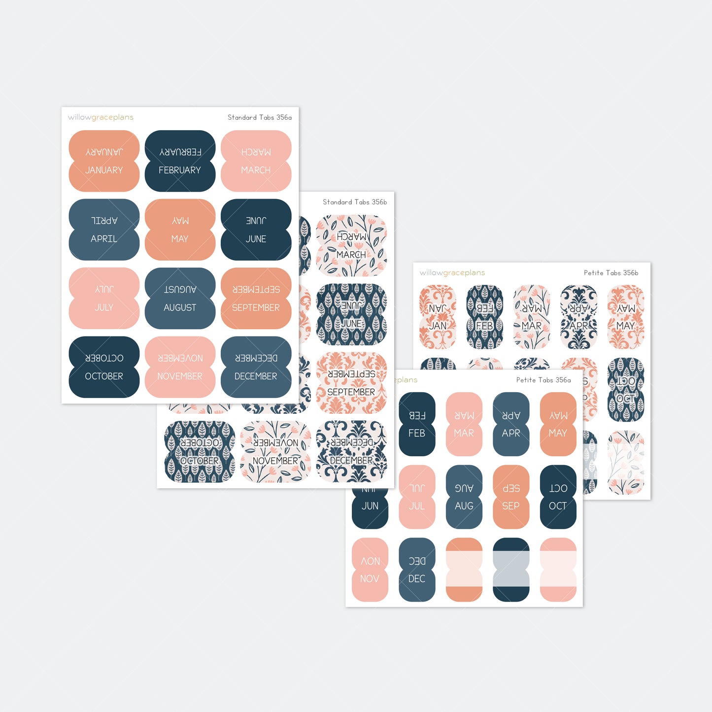 Planner Tabs | Petaled Print